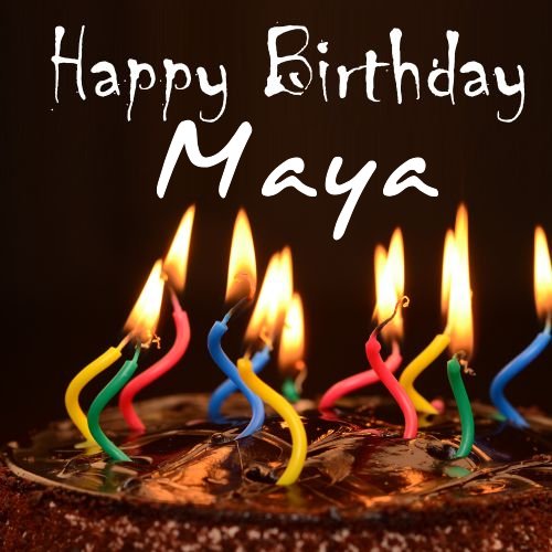 happy birthday maya images