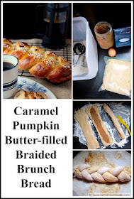 A recipe for lightly sweet braided bread that is stuffed with caramel pumpkin butter and makes a terrific addition to a brunch or served with morning coffee or tea.