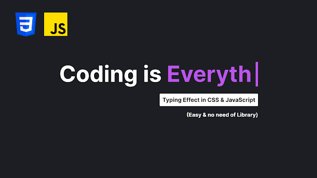 Создайте эффект набора текста в HTML CSS и Vanilla JavaScript