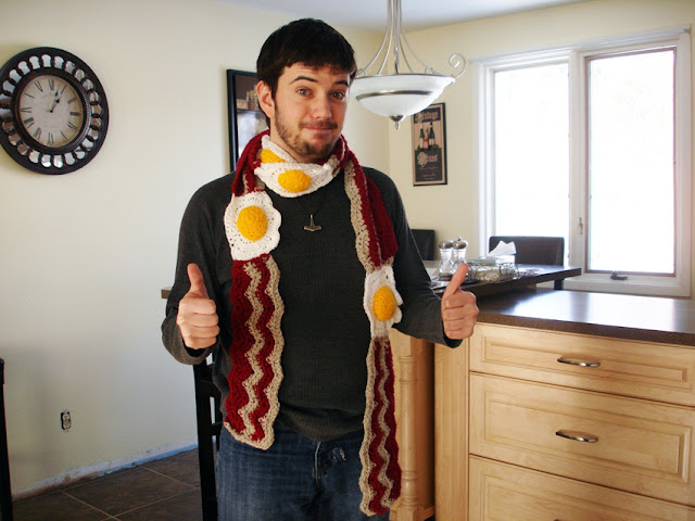 Bacon And Egg Scarf1
