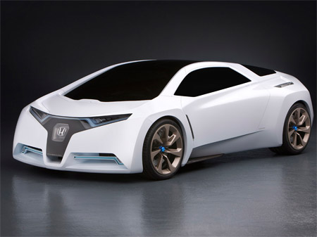 Honda on Honda Fc Future Sports Car With V Flow Fuel Cell Technology   Design