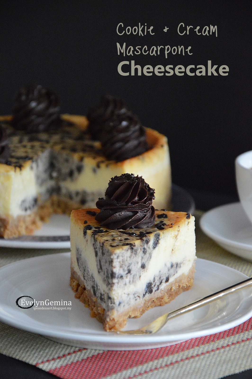 COOKIE & CREAM MASCARPONE CHEESECAKE