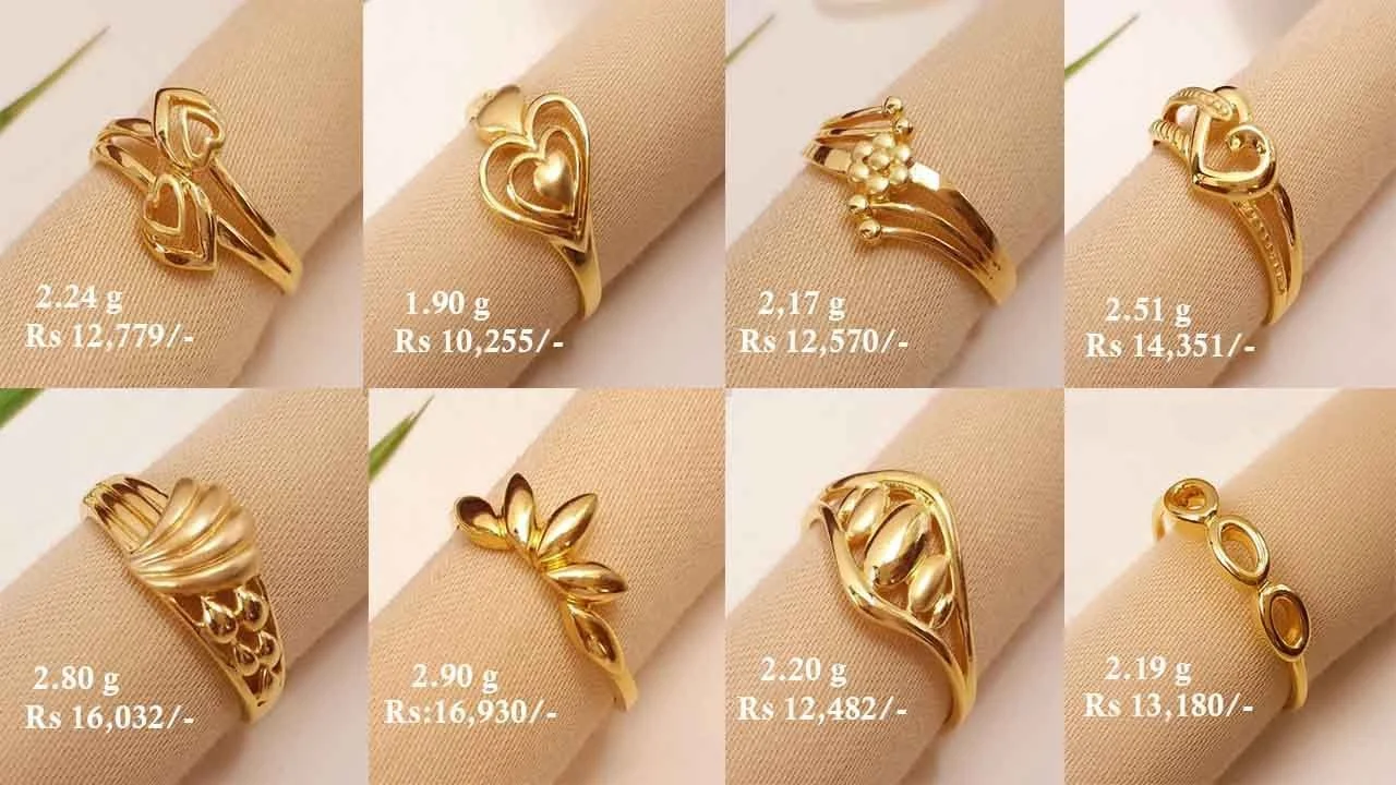 New Ring Designs - Gold Ring Designs for Boys and Girls.  Ring Designs - Gold ring designs for girls - NeotericIT.com