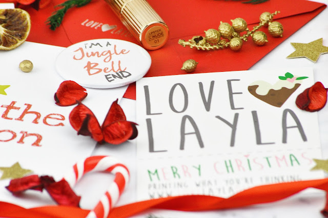 Love Layla Designs Christmas Cards, Wrapping Paper and Badges Review - Lovelaughslipstick Blog