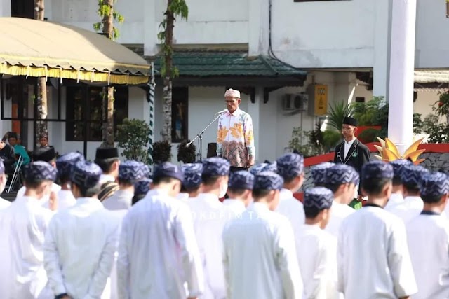 Hari Santri Nasional, Bupati Tala jadi Inspektur Upacara