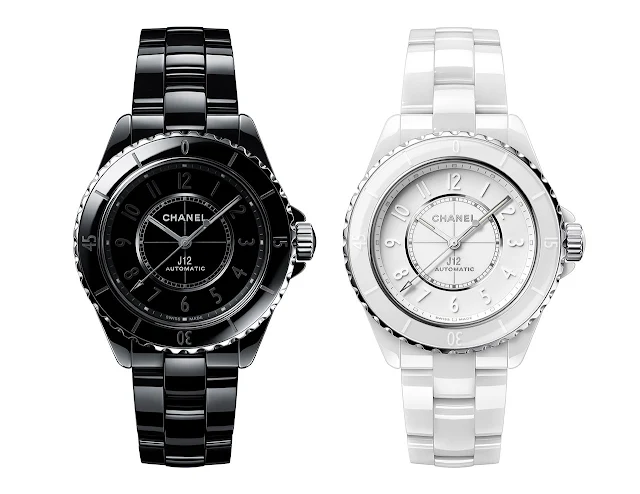 Chanel J12 Watch Black and White Phantom