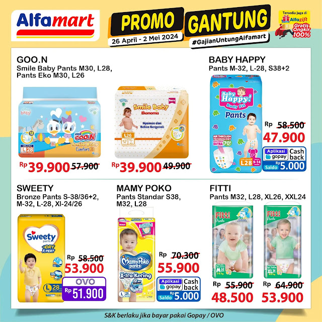 Promo Gantung terbaru dari Alfamart 24 April - 2 Mei 2024