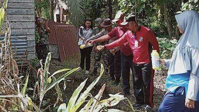 Tangkal DBD, Camat Pimpin Pemberantasan Sarang Nyamuk di Sadaniang