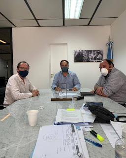 Juan Manuel Alvarez, participó de un encuentro con el Secretario de Hábitat de la Nación, Santiago Maggioti