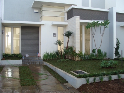 Desain Taman Modern on Taman Rumah Minimalis Modern   Di Rumah Minimalis