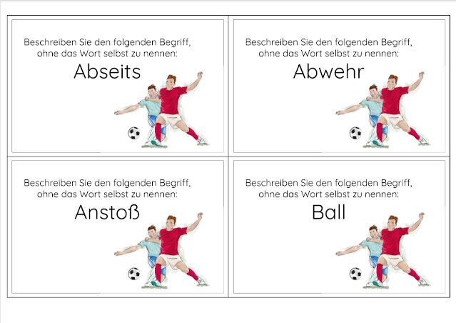Umschreiben Sie ...: Fußball (Für Mitglieder von aktivierungen.blogspot.com)