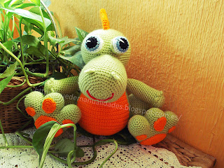 dragón amigurumi