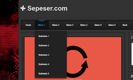 Lavalamp Menu Pure CSS3