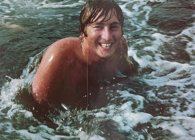 John Lennon Swimming