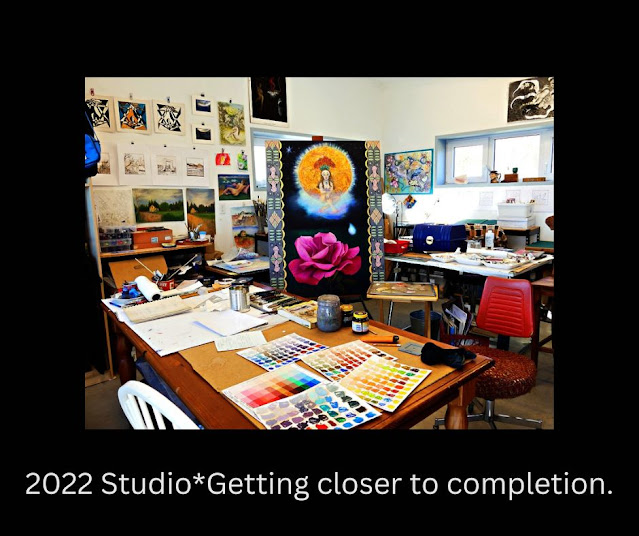 Seaforth Studio on easel soon to be completed 2022!