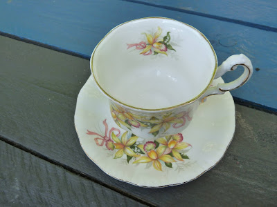 porcelana Paragon China Anglia wzór Wedding Bouquets Orchid
