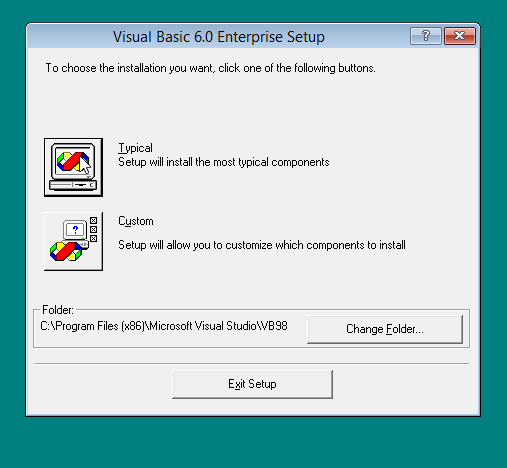 visual basic 6.0 windows 8 64 bit