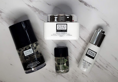 Review: Erno Laszlo Antioxidant Complex for Eyes, Pore Refining Detox Double Cleanse, and White Marble Dual Phase Vitamin C Peel