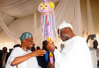 ooni of ife coronation Aregbesola