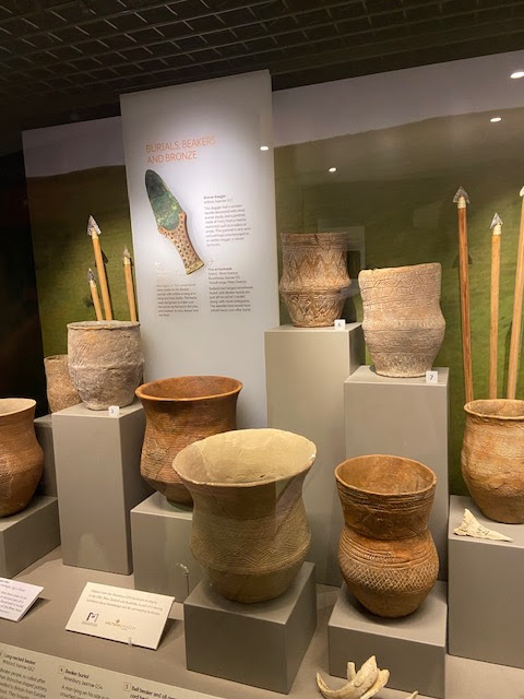 A collection of bronze age pots