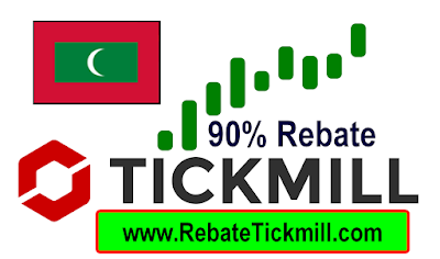 90% Rebate Tickmill Maladewa (Maldives)