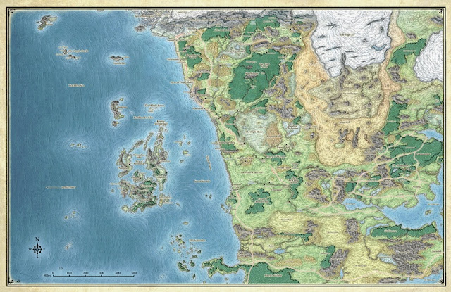 Reseña D&D - Guía del Aventurero de la Costa de la Espada - Fâerun