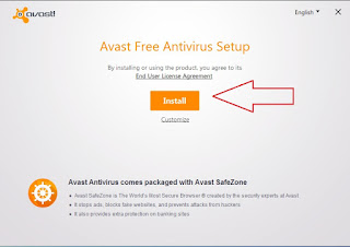 Download and install avast antivirus