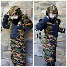 camo ninja costume