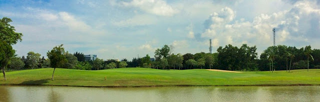 View of Padang Golf Sukajadi Batam, Indonesia