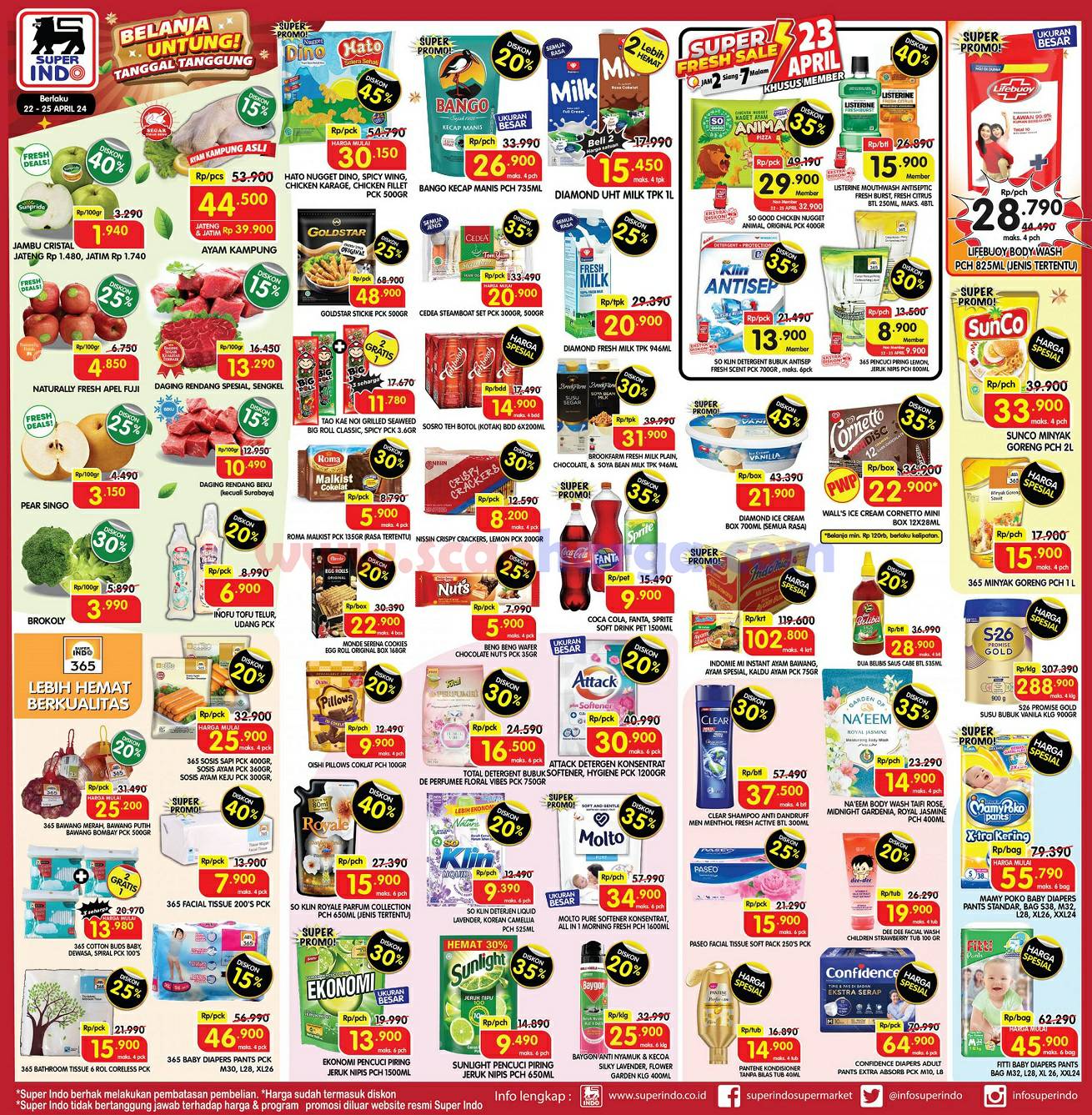 Katalog Promo Superindo Weekday Periode 22 - 25 April 2024