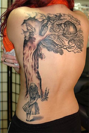 To see more Alicethemed tattoos check out contrariwisecom's Lewis Carroll