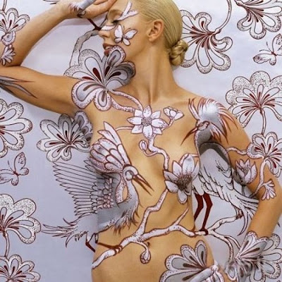 Amazing Tattoo Body painting Wallpaper