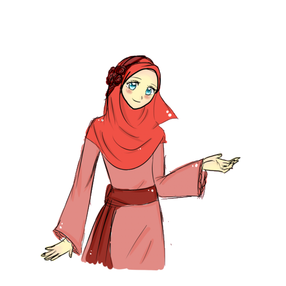 See Life Muslimah Cartoon Transparent 