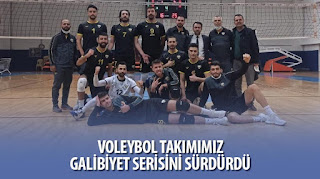 Voleybol Takımımız Galibiyet Serisini Sürdürdü