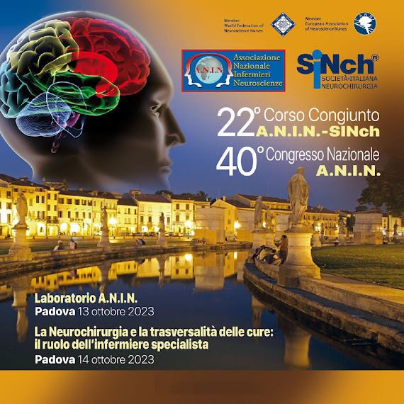 22° Corso Congiunto A.N.I.N. - SINch / 40° Congresso Nazionale A.N.I.N. --- La Neurochirurgia e la trasversalità delle cure: il ruolo dell'Infermiere specialista