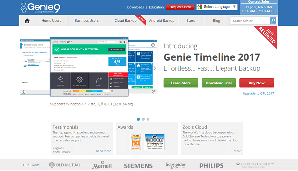 Genie backup manager reviews