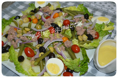   سلطة ,نيسواز ,سهلة, وسريعة ,Salade ,niçoise 