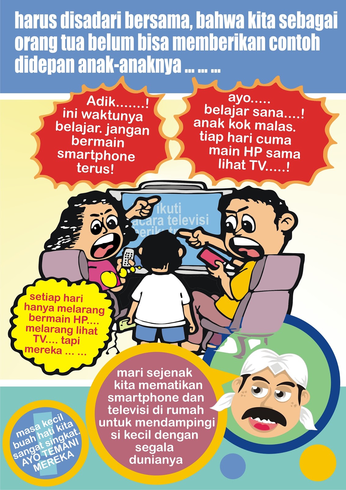 Gambar Kartun Anak Malas Belajar Top Gambar