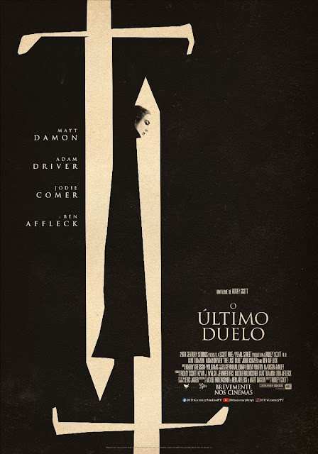 O ÚLTIMO DUELO - PRIMEIRO POSTER E TRAILER - EM OUTUBRO NOS CINEMAS