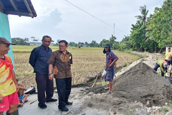 Anggota FPG DPRD DIY Suwardi : Padat Karya Majukan Desa Guyubkan Warga