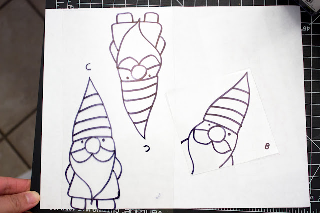 Easy Recycled Gnome Suncatcher Kids Craft for winter holidays