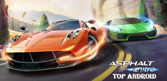 تحميل لعبة Asphalt Nitro مهكرة للاندرويد من ميديا فاير