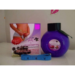 GEL PELANGSING MODERN ACAI BERRY SLIMMING WHITENING SCRUB 