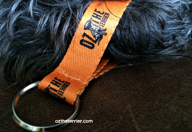 Oz the Terrier key chains made by K9 Carry All