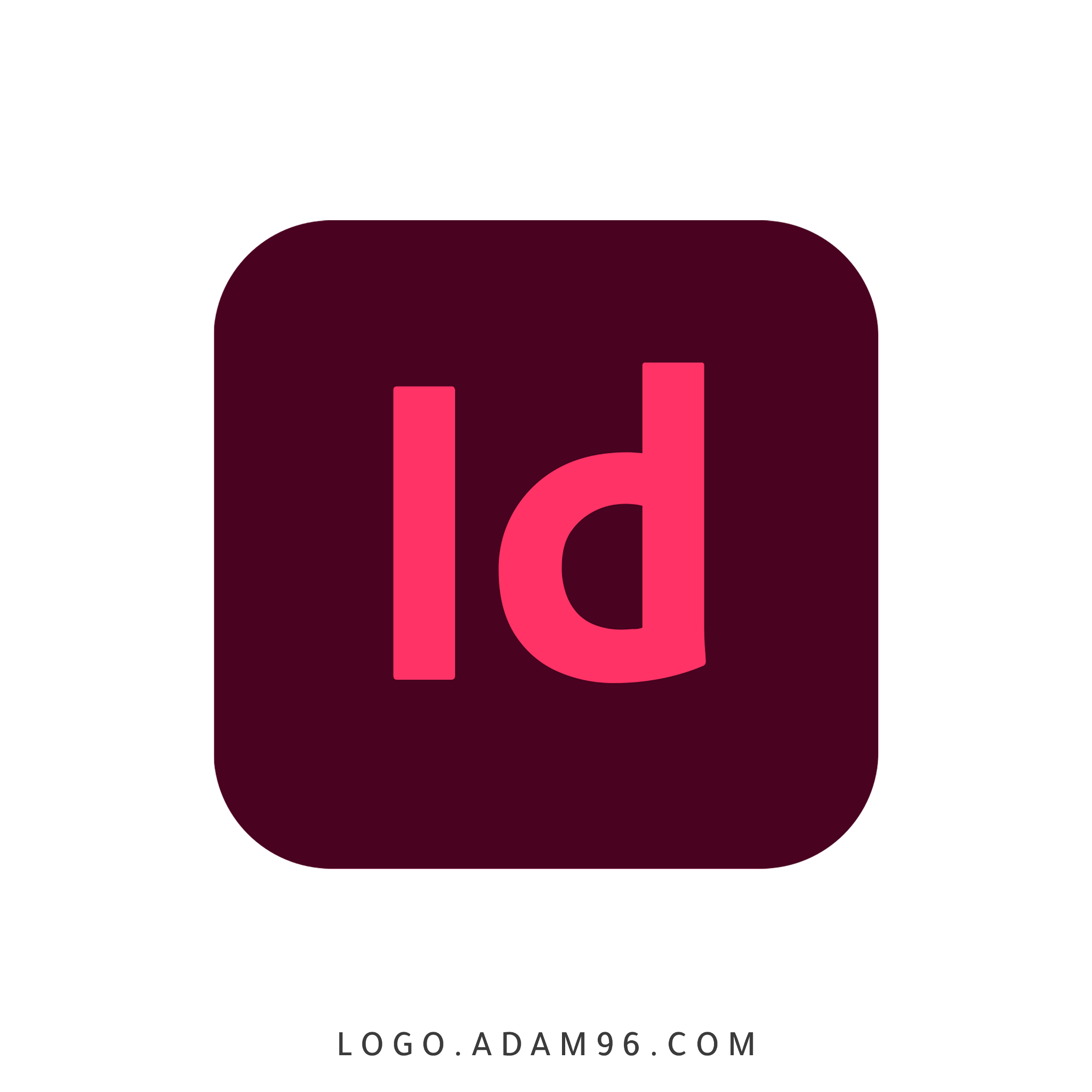 تحميل شعار برنامج أدوبي إنديزاين 2021 لوجو اصلي عالي الدقة Logo InDesign PNG