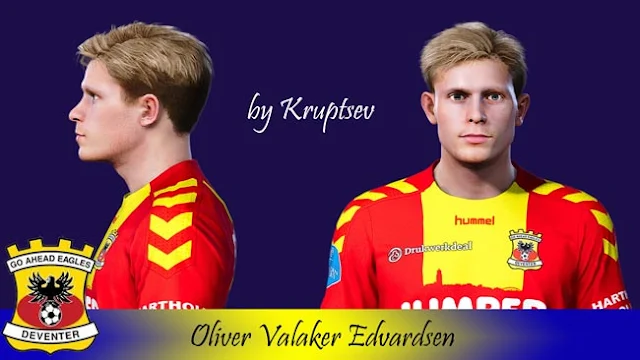 Oliver Valaker Edvardsen Face For eFootball PES 2021