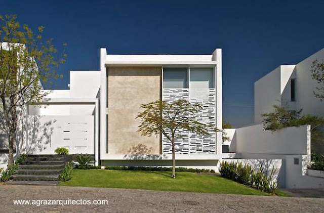 Casa residencial moderna contemporánea en México