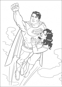 Printable Superhero Coloring Pages