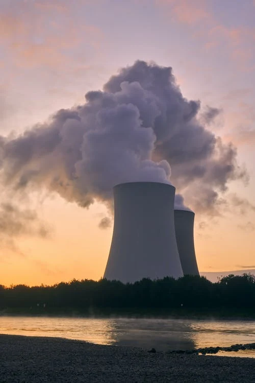 Thermal Power plant emitting fumes