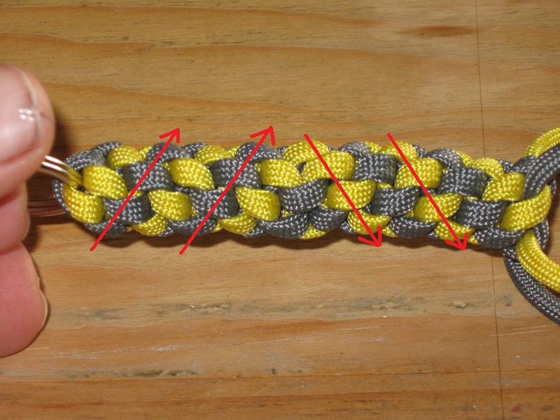 Knotty Pirate How To Make A Zig Zag Lanyard